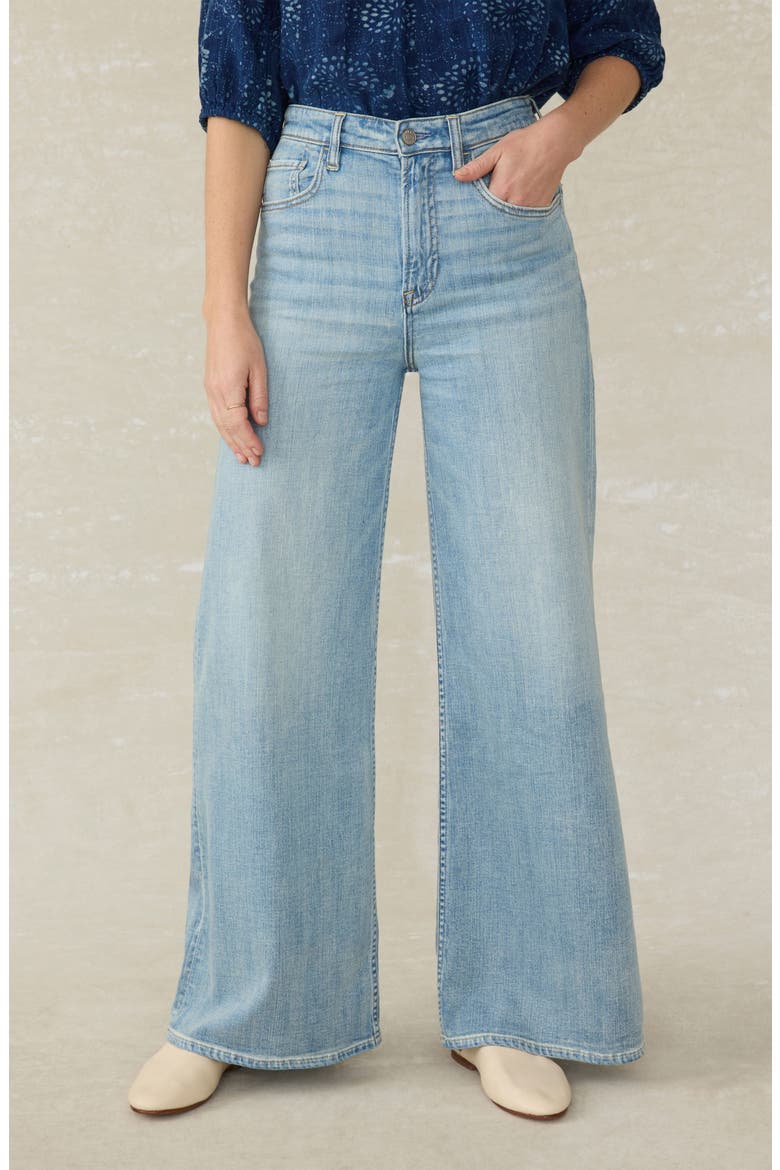 Saturday High Waist Wide Leg Jeans, Main, color, WEST COVE WASH