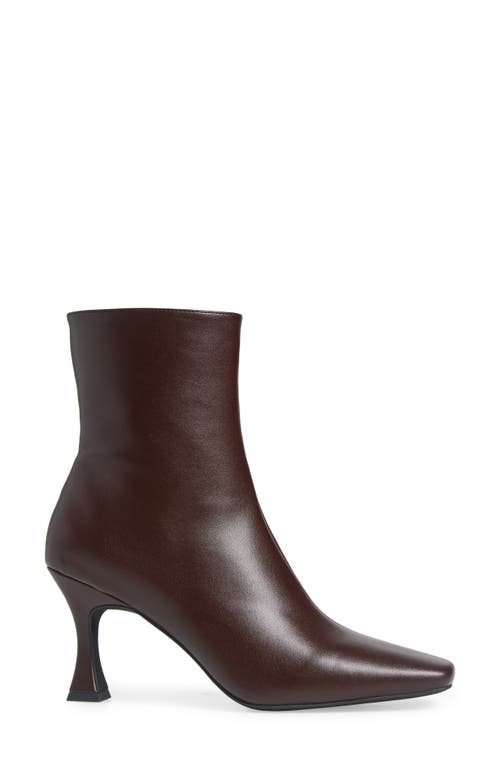Jeffrey Campbell Check-mate Bootie In Chocolate