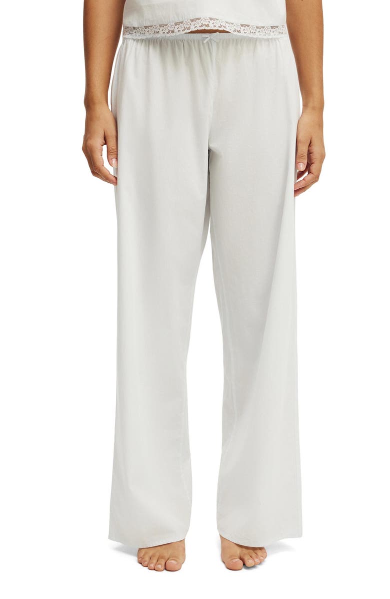 COTTON ON BODY Women's Cotton Soft Wide Leg Pant, Main, color, Cloud Blue