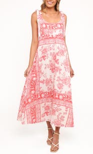Petal & Pup Valara Tie Shoulder Maxi Sundress
