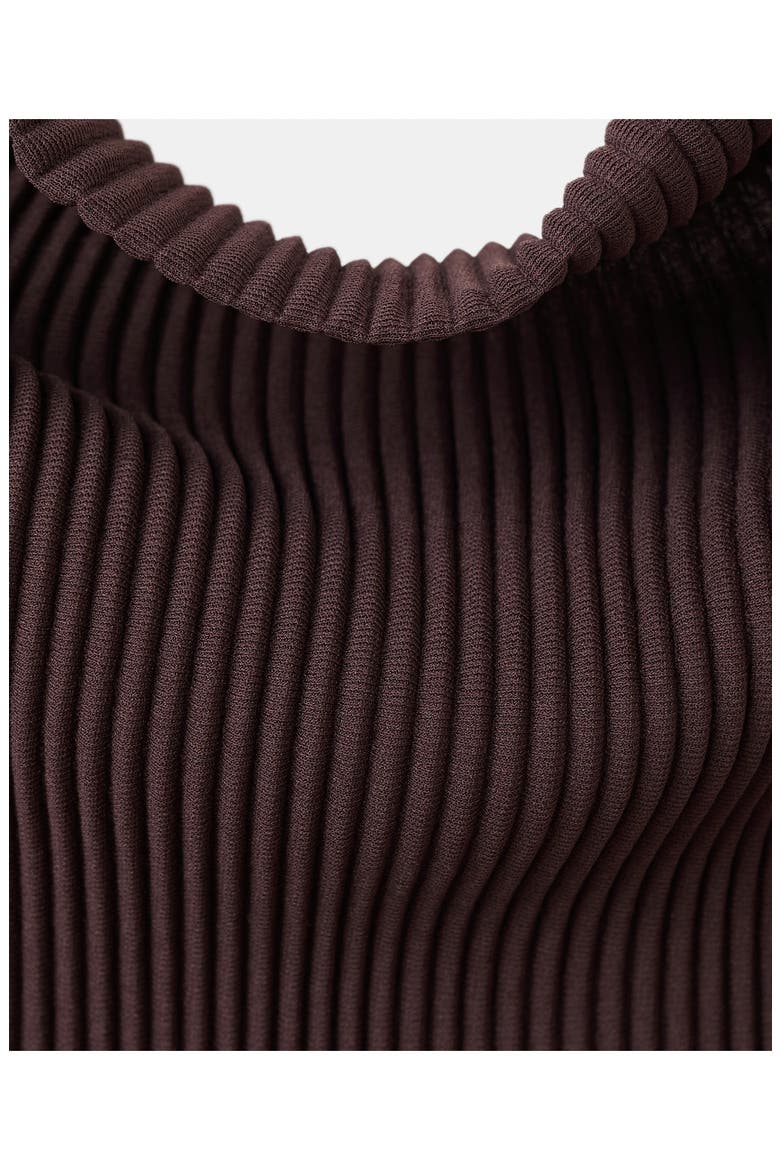 Bead Detail Textured Sleeveless Top, Alternate, color, CHOCOLATE