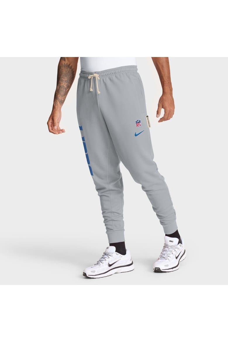 Men's Nike Gray Detroit Lions Sideline Ground Game Performance Taper Pants, Alternate, color, Gray