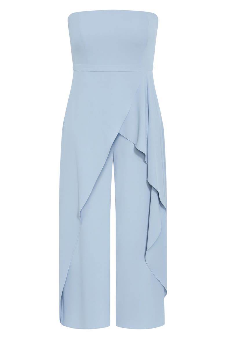 Attract Strapless Jumpsuit, Alternate, color, DUSTY BLUE