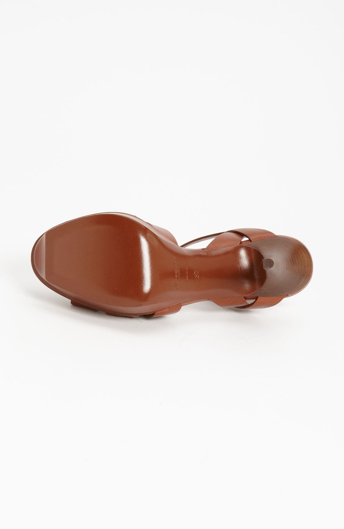Yves Saint Laurent 'Tribute' Sandal, Alternate, color, DARK CUOIO LEATHER