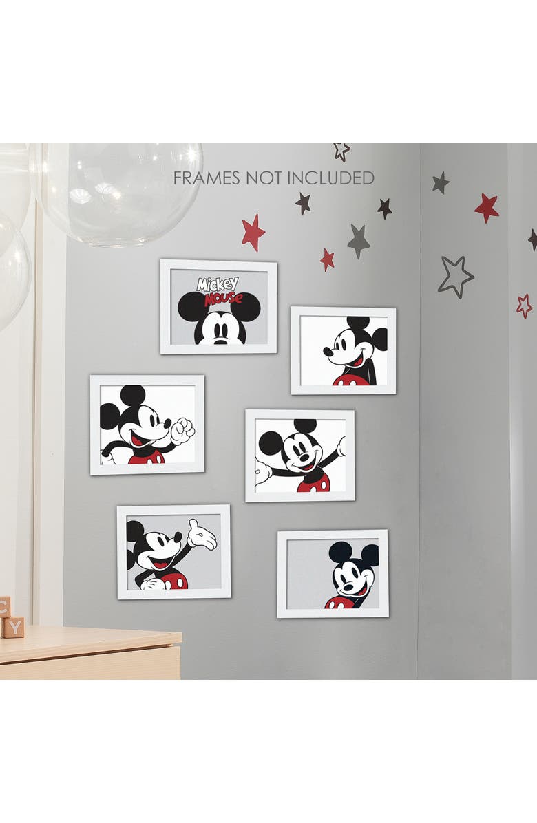 Lambs & Ivy Disney Baby Mickey Mouse Unframed Nursery/Child Wall Art, Alternate, color, Multicolor