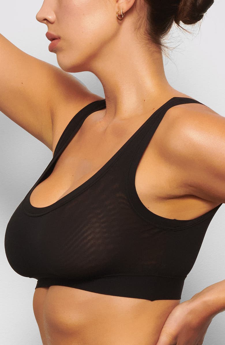 SKIMS Summer Mesh Scoop Neck Bralette, Alternate, color,