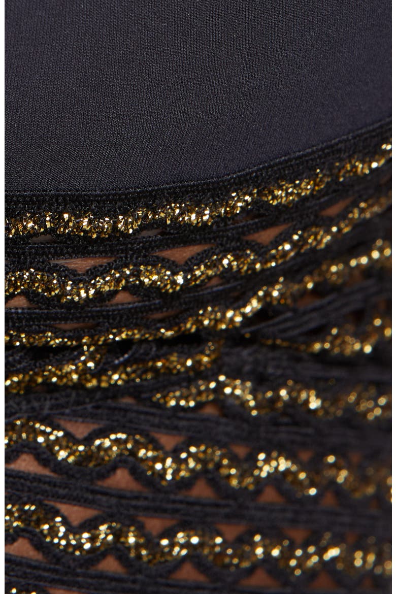 Wrap High Apex Bikini Top, Alternate, color, BLACK
