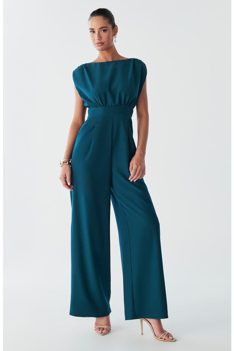 Stella Jumpsuit, Alternate, color, EMERALD