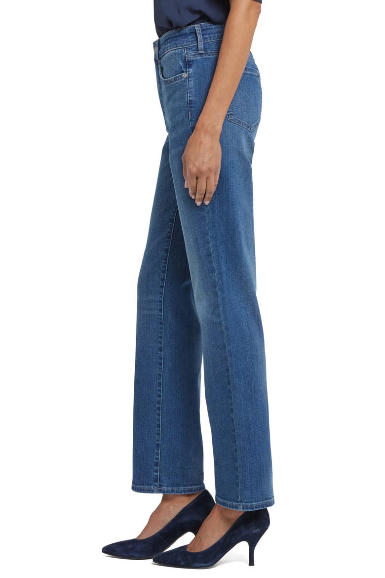 Marilyn High Waist Straight Leg Jeans, Alternate, color, LAKE NOTRE DAME