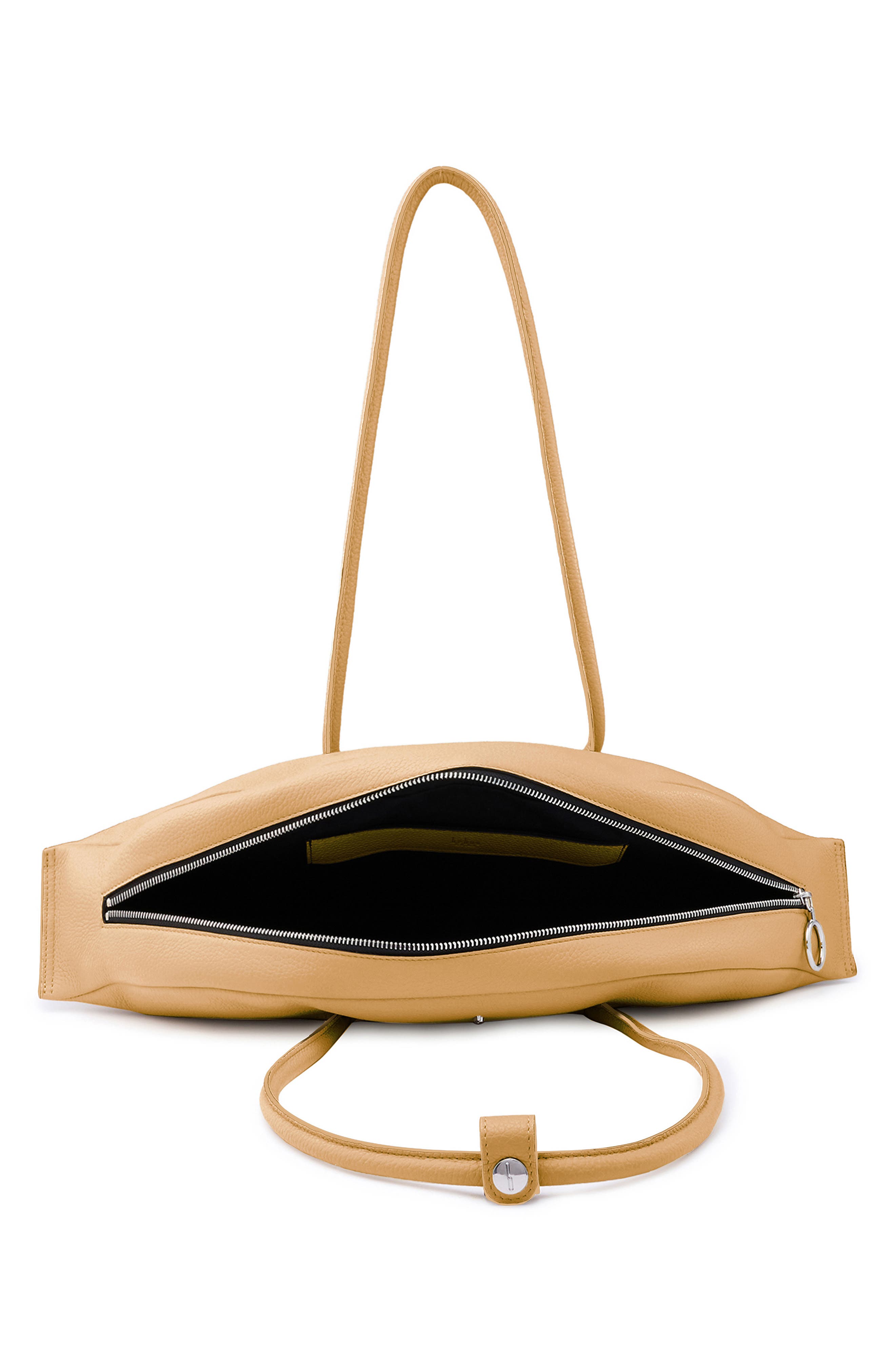 behno Laverne Leather Bowler Bag, Alternate, color, Bisque