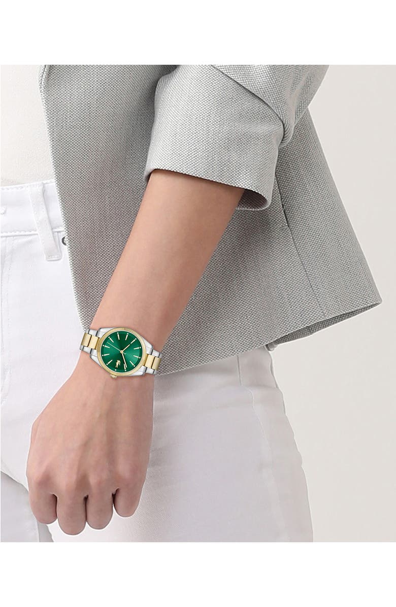 Lacoste Capucine Bracelet Watch, 36mm, Alternate, color, Dark Green