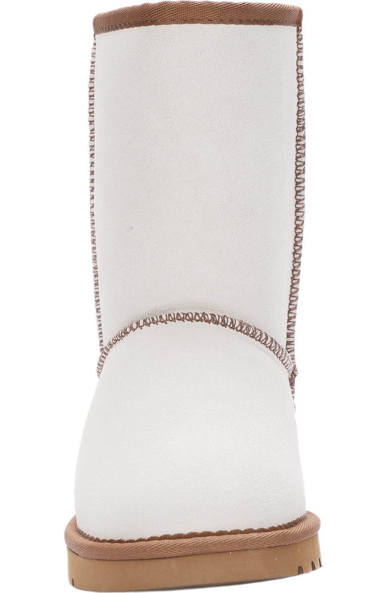 Mykos Suede Faux Fur Lined Boot, Alternate, color, Cream/ Chestnut