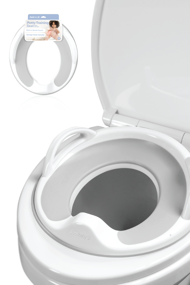 Potty Training Seat with Handles Toilet Training Seat, Main, color, Gray