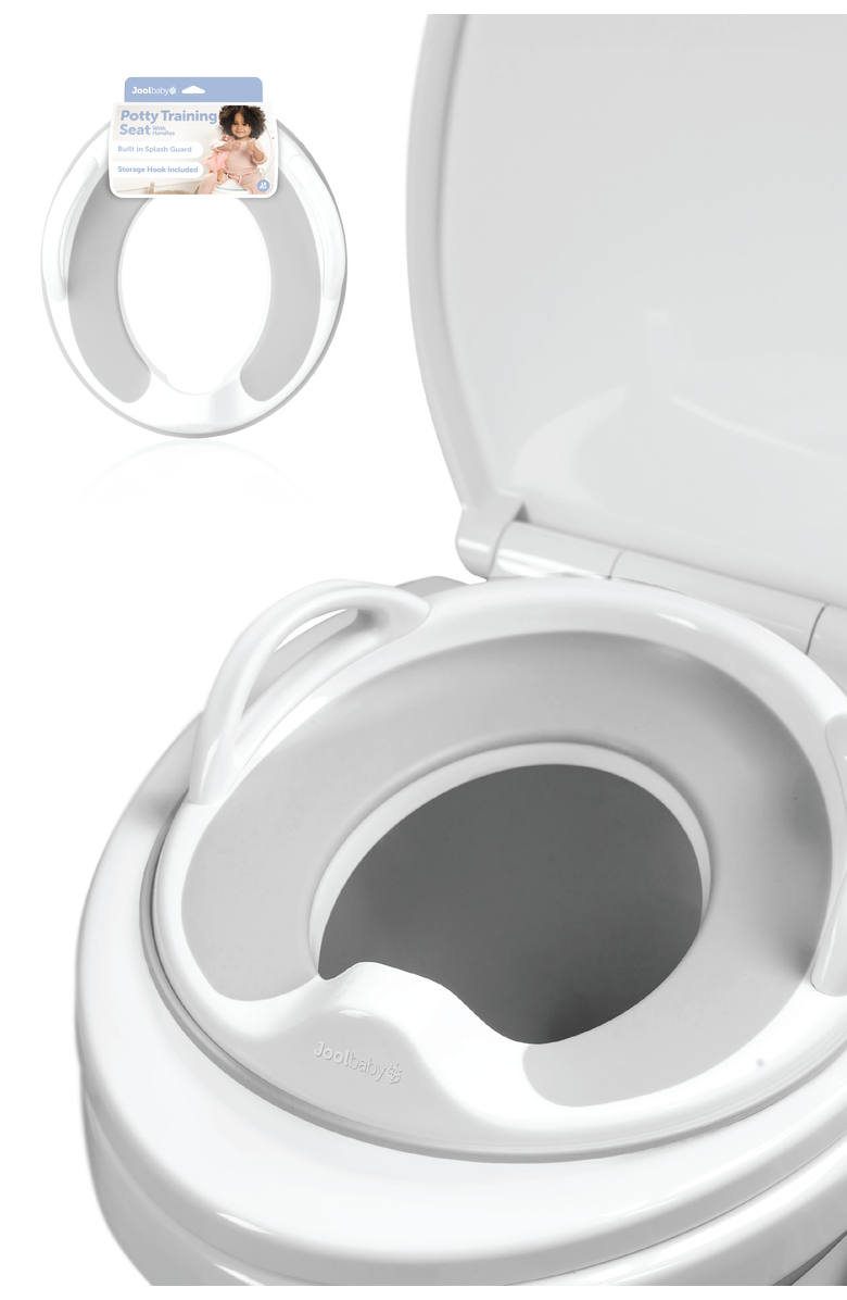 Jool Baby Potty Training Seat with Handles Toilet Training Seat, Main, color, Gray