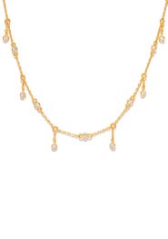 Girls Crew Copacabana Droplet 18k Gold Plated Necklace