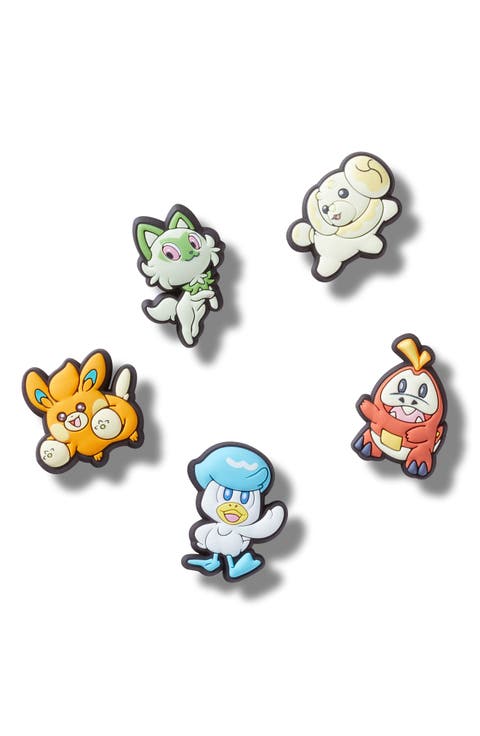 5-Pack Pokemon Jibbitz Shoe Charms