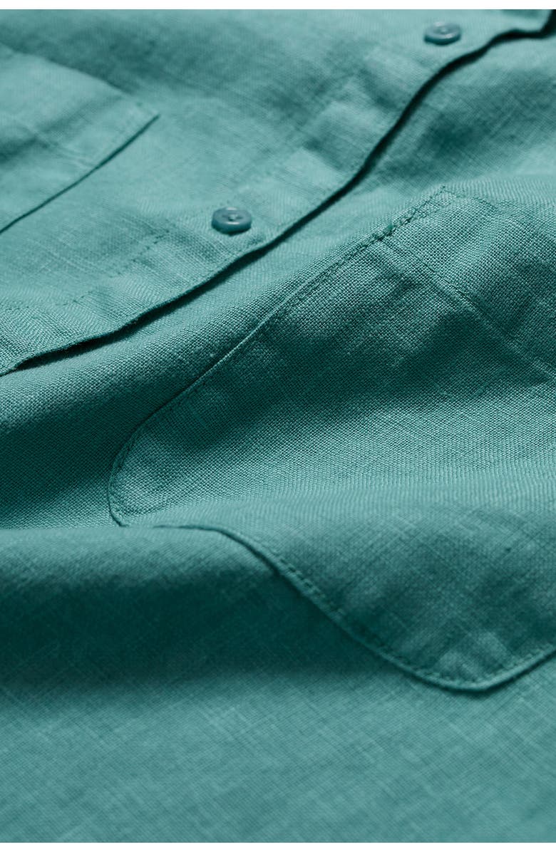 Seasalt Cornwall Hazel Branch Linen Button-Up Shirt, Alternate, color, Riverside