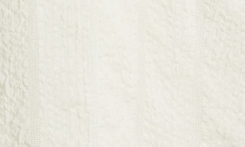 Corridor Basket Weave Short Sleeve Button-up Shirt In White
