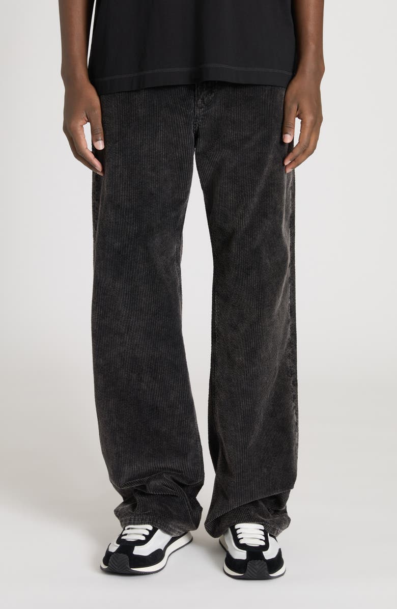 Dolce&Gabbana Oversize Corduroy Pants, Main, color, N0000 Nero