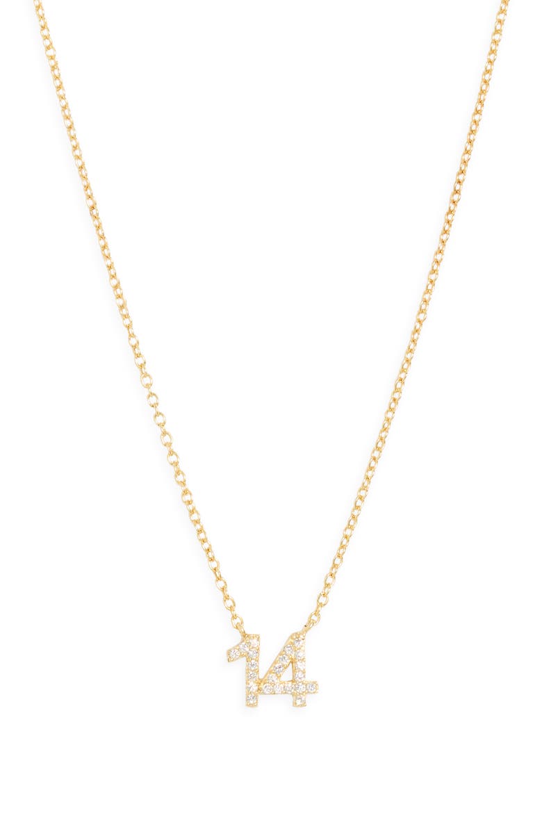 Custom Dainty Gameday Charm Necklace, Main, color, GOLD