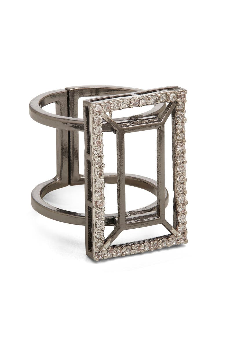 VAZIO RING, Alternate, color, Gunmetal Grey
