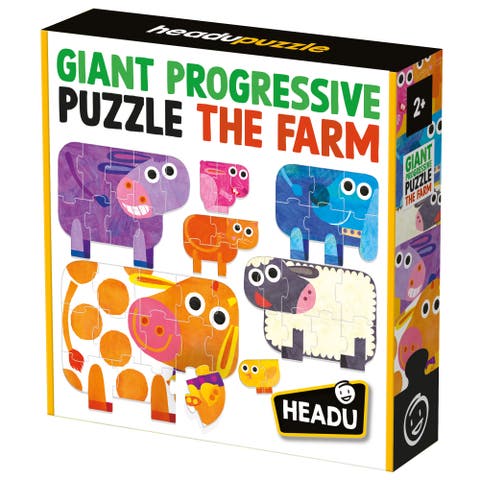 Giant Progressive Puzzle The Farm 7pc Jigsaw