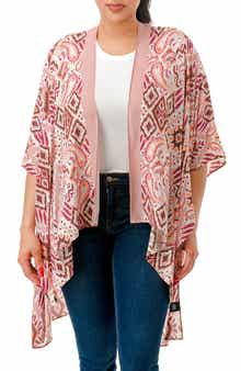 MARCUS ADLER Abstract Geometric Print Topper