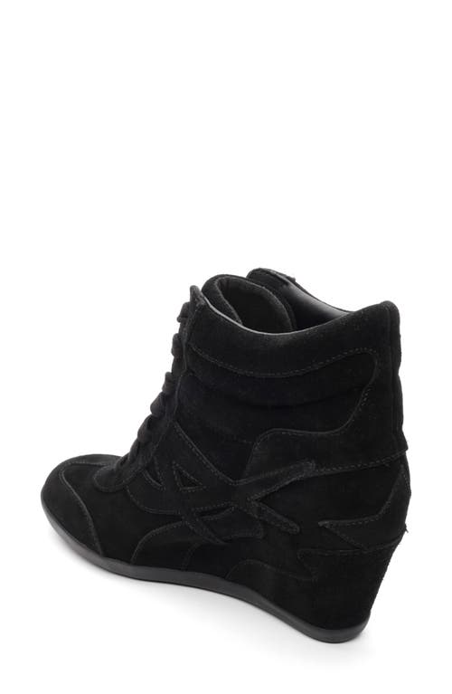 Ash Boradia Wedge Sneaker In Black