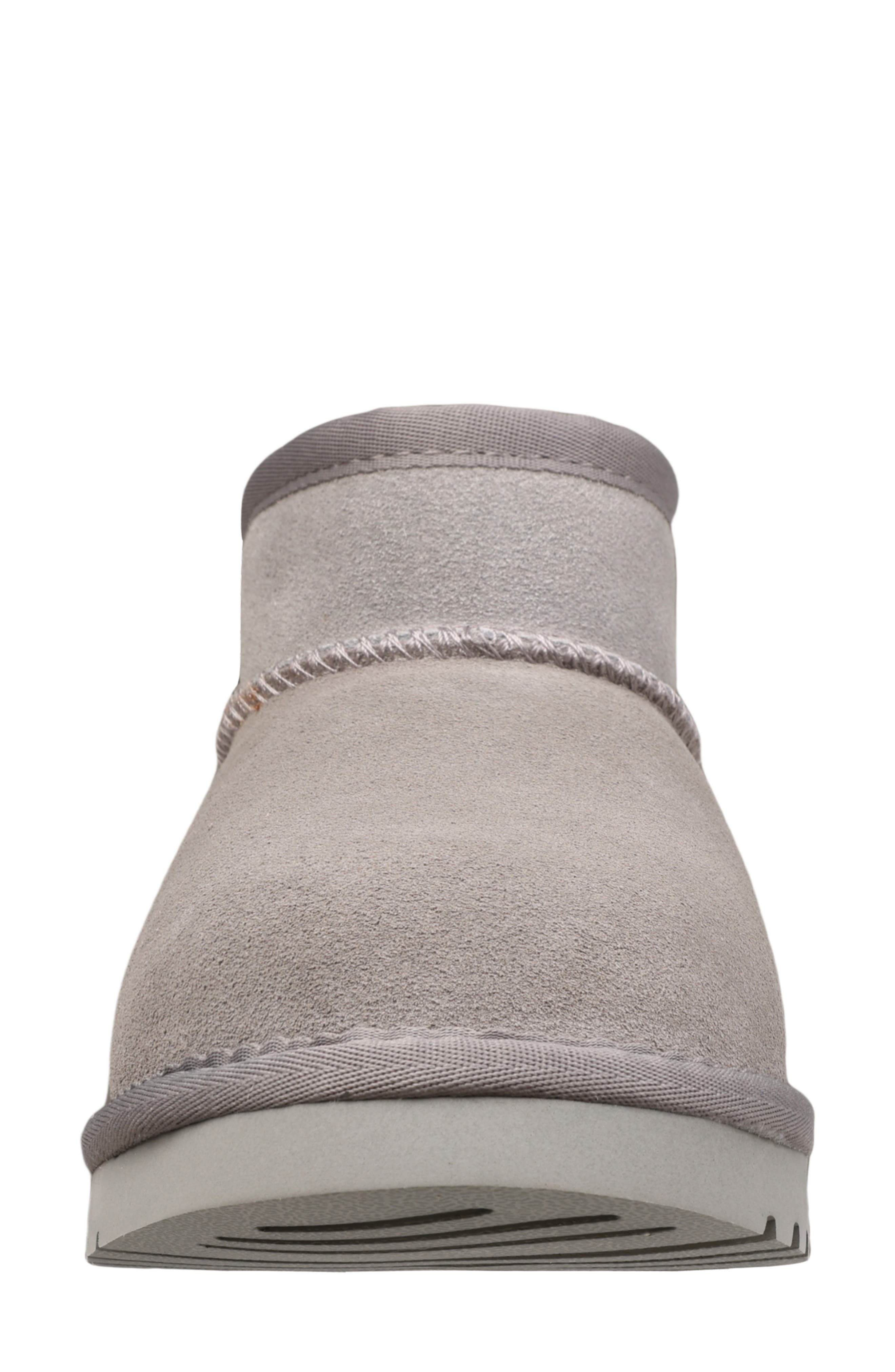 Mykos Genuine Shearling Lined Suede Bootie, Alternate, color, Charcoal Multi