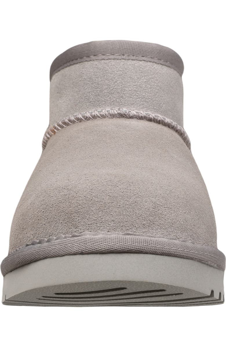 Mykos Genuine Shearling Lined Suede Bootie, Alternate, color, Charcoal Multi