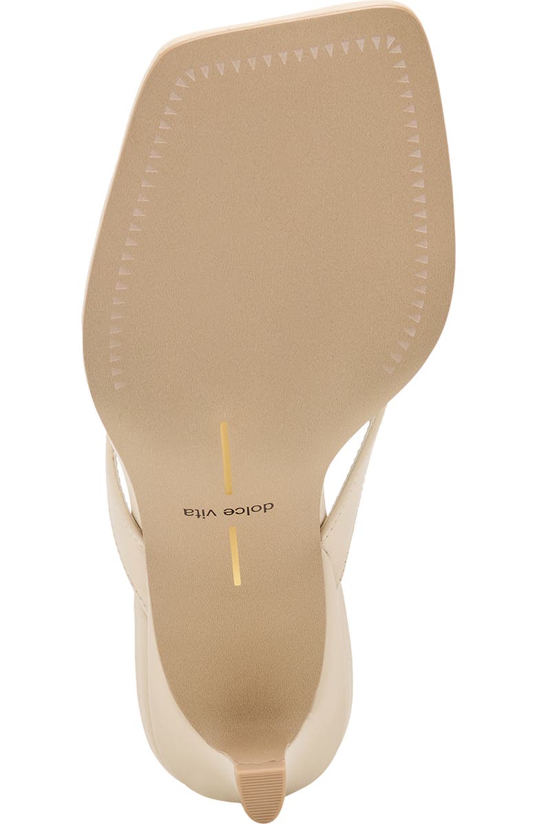 Dolce Vita Ramia Kitten Heel Flip Flop, Alternate, color, Bone Leather
