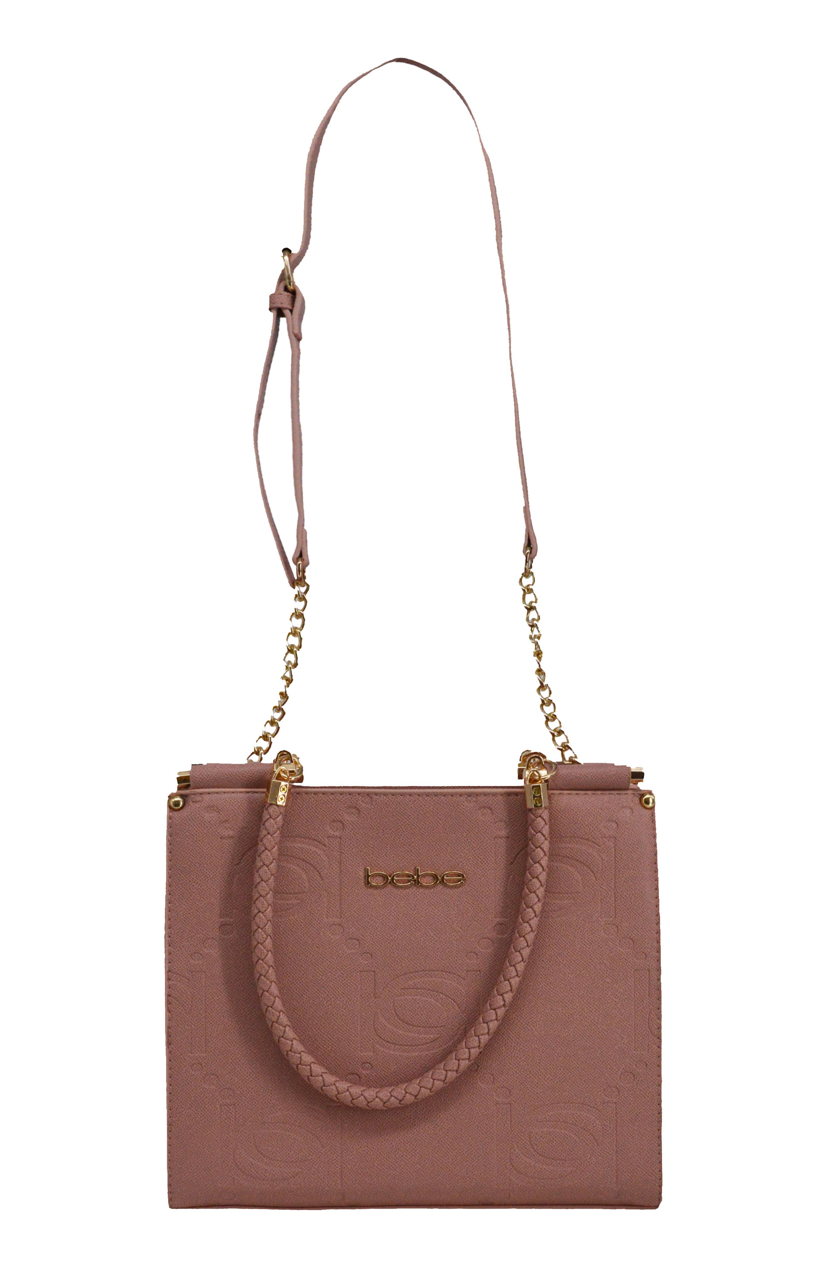 Zenia Braided Handle Tote Bag, Alternate, color, BLUSH