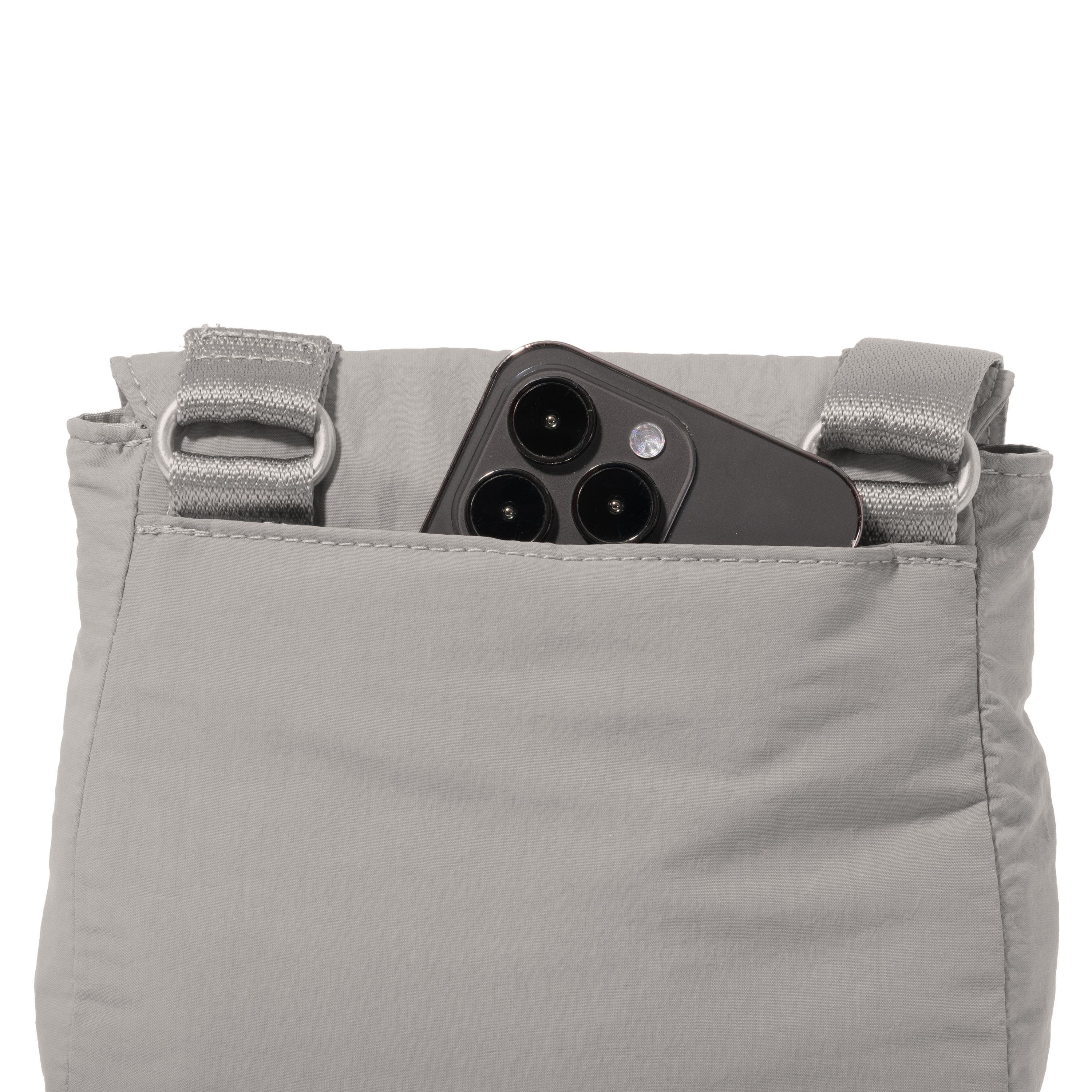 BAGGALLINI Swift Flap Mini Crossbody, Alternate, color, B-Lite Silver Sand