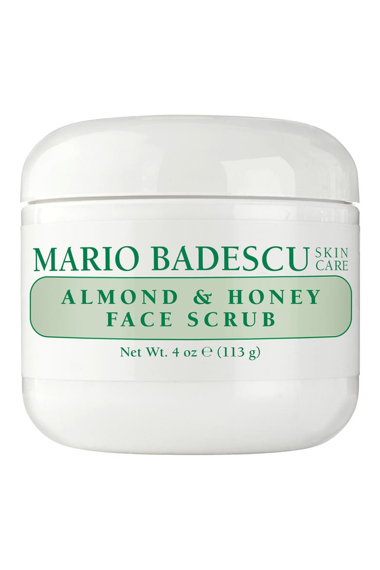Almond & Honey Face Scrub, Main, color, NO COLOR
