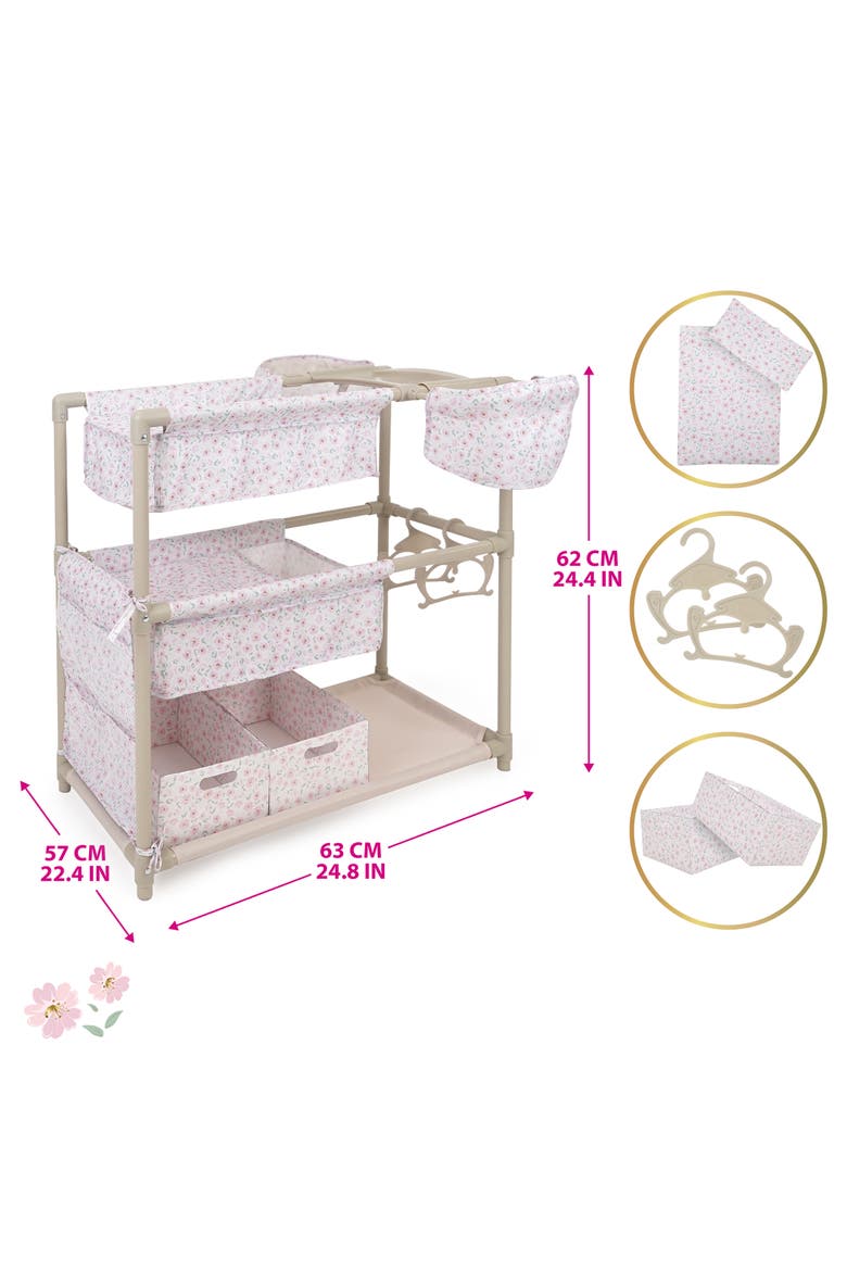 Little Flora Twin Doll Play Center, Alternate, color, Multicolored