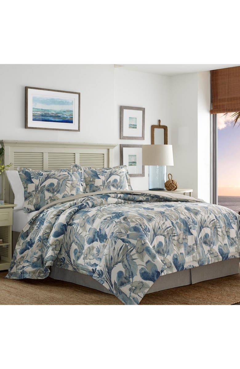 Tommy Bahama Raw Coast Cotton Duvet Cover & Sham Set, Alternate, color, Blue