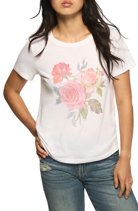 Love Is The Answer Roses Graphic Tee