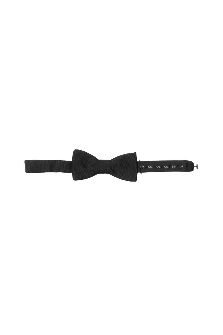 Silk Bow Tie, Alternate, color, Black