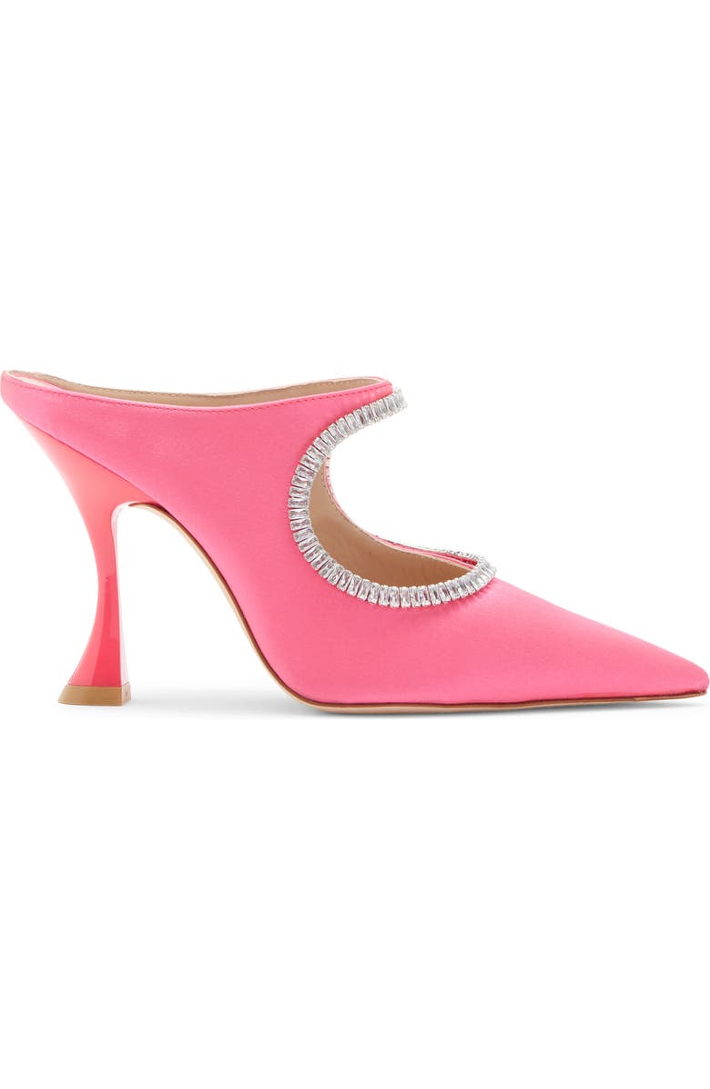 Stuart Weitzman X Curve Crystal Slingback Pump, Alternate, color, Magenta/ Clear/ Magenta