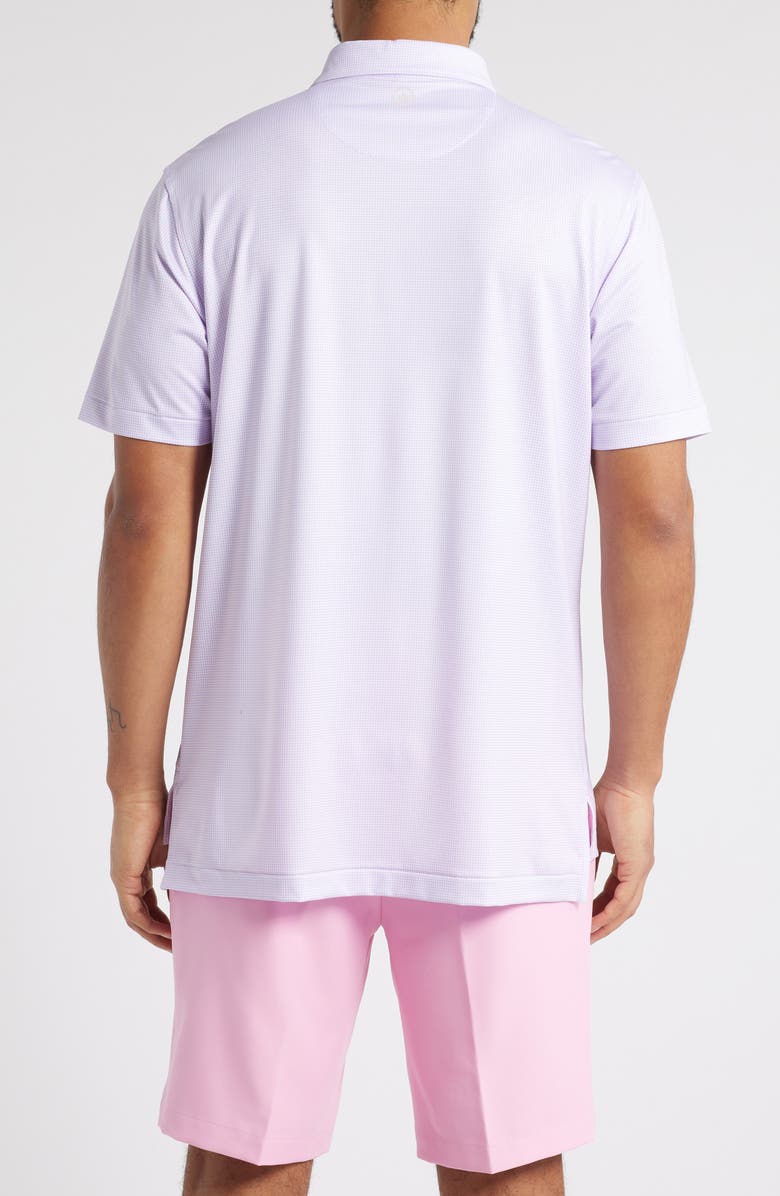 Peter Millar Phoenix Performance Jersey Polo, Alternate, color, White/ Cottage Blue