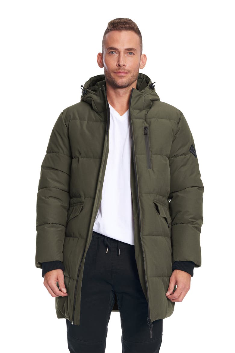 JASPER - Vegan Down Winter Puffer Coat, Main, color, OLIVE