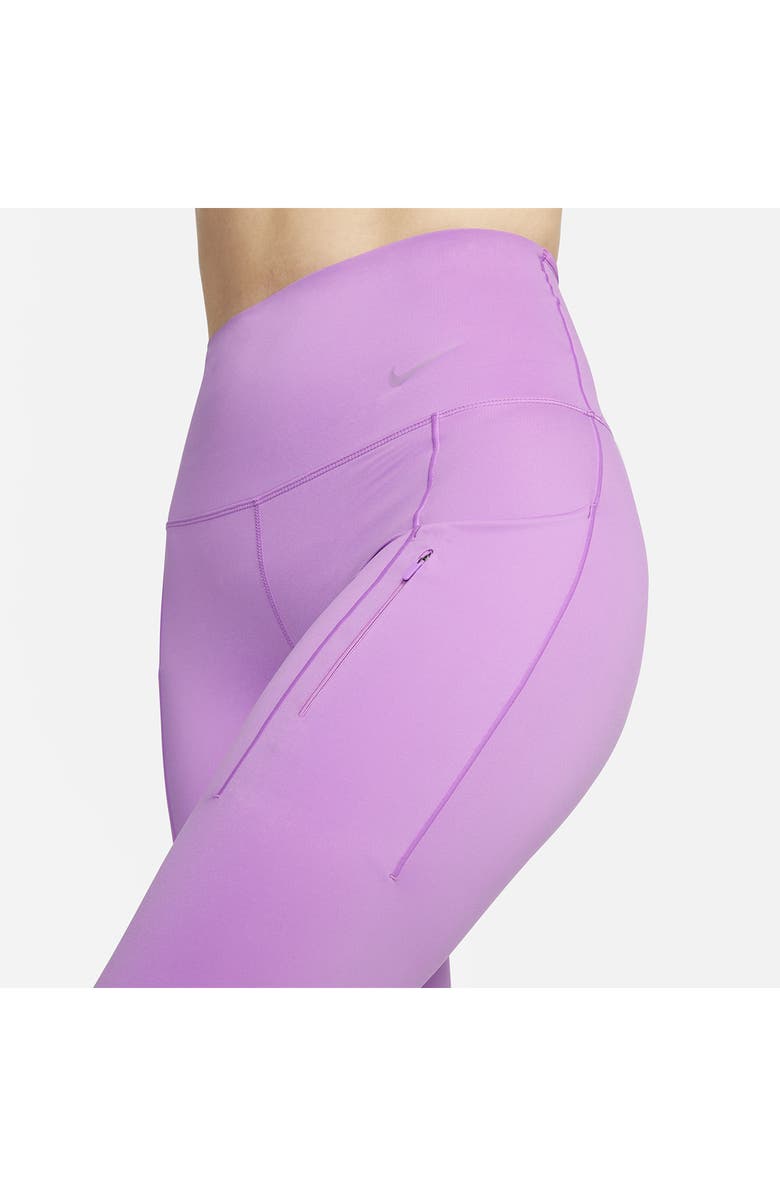 Nike Dri-FIT Go Firm Support High Waist Crop Leggings, Alternate, color, 532 Rush Fuchsia/Black