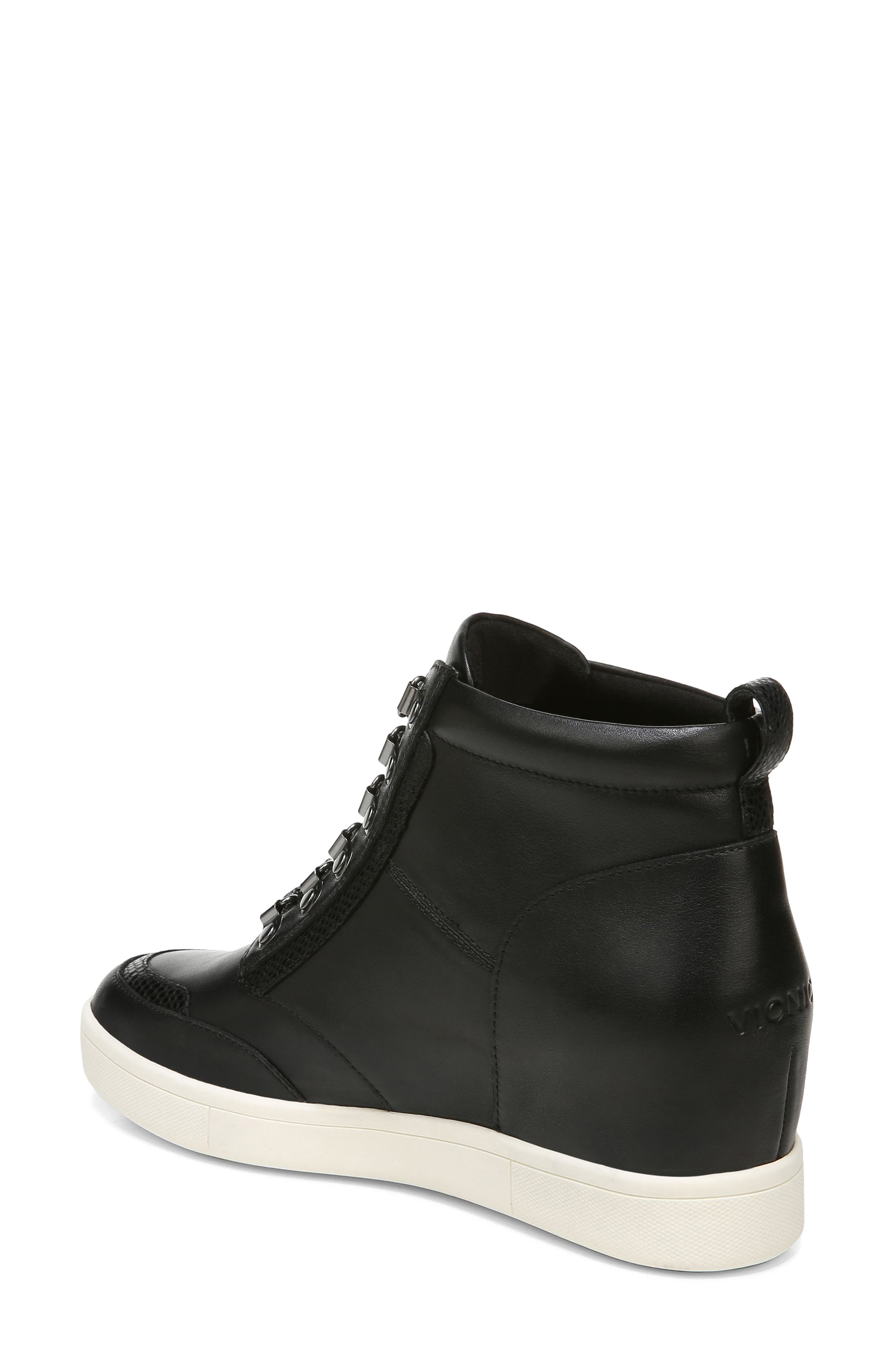 Vionic Jordy Lace-Up Wedge Bootie, Alternate, color, 