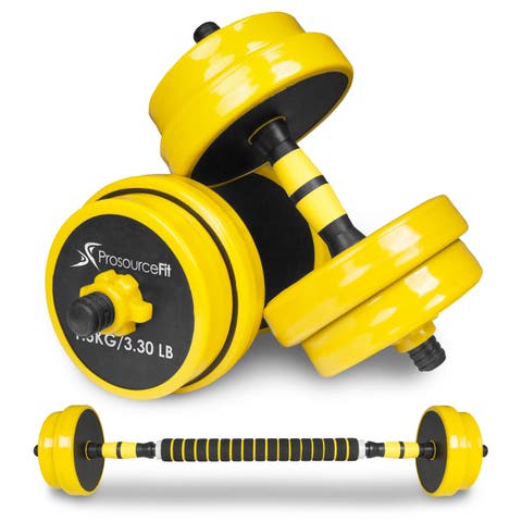 Adjustable Dumbbells and Barbell Set