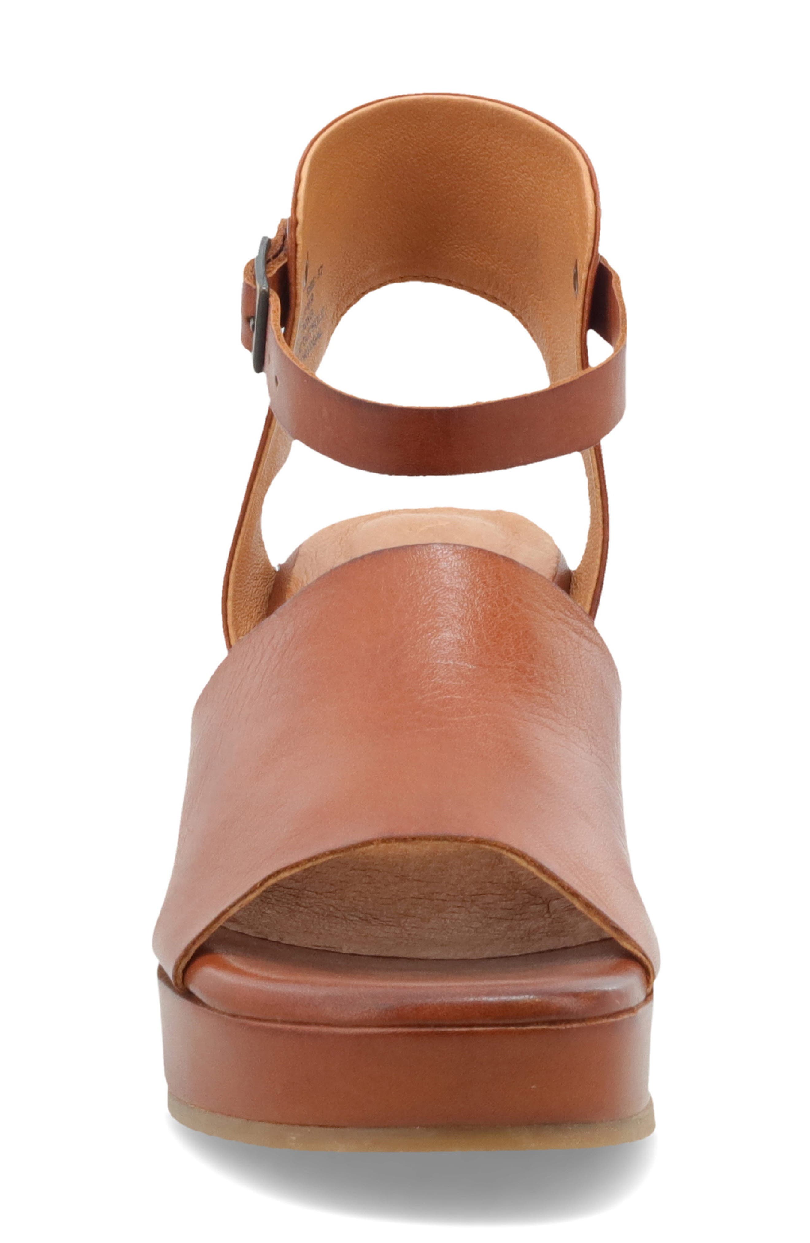 Gia Platform Sandal, Alternate, color, BRANDY LEATHER