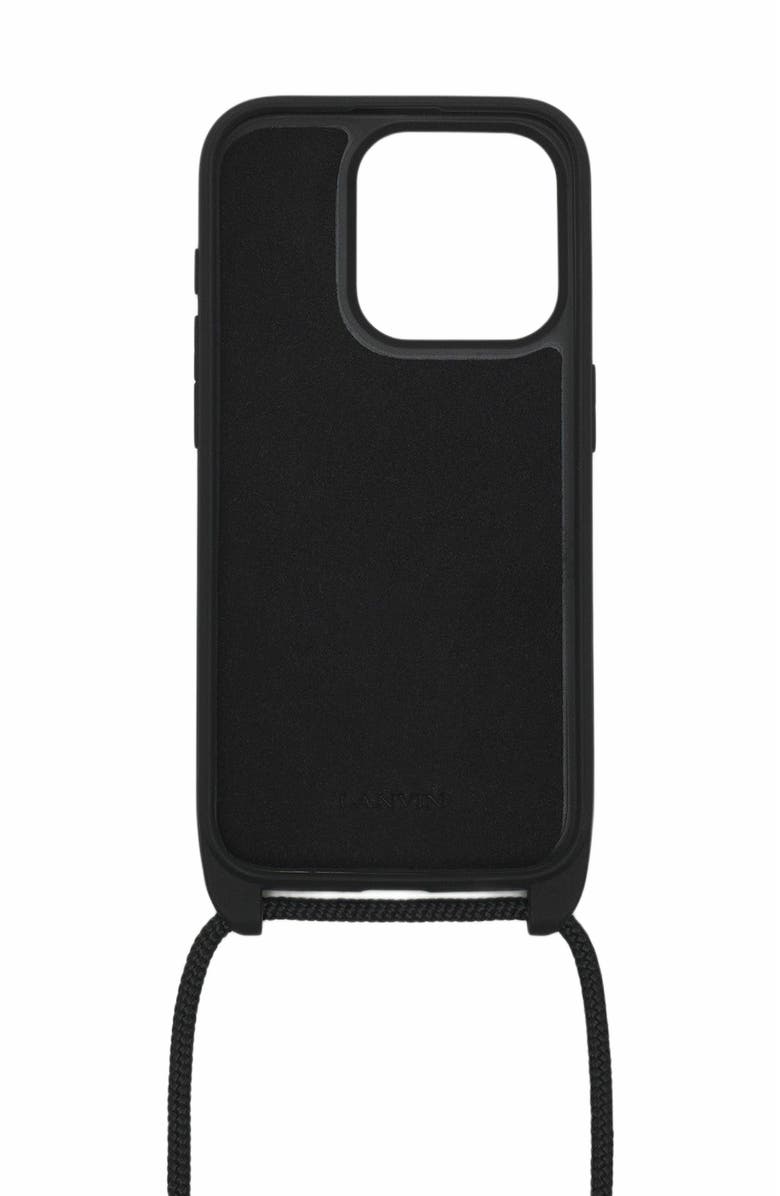 Lanvin Concerto Arpège Leather Case For Iphone 15, Alternate, color, 