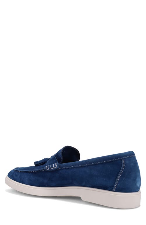 Ron White Jason Tassel Loafer In Marine