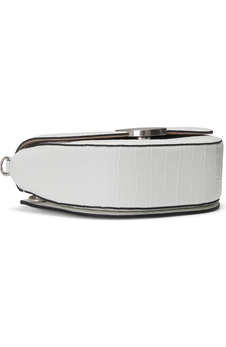 Oryany Lottie Croc Embossed Crossbody Bag, Alternate, color, Off White