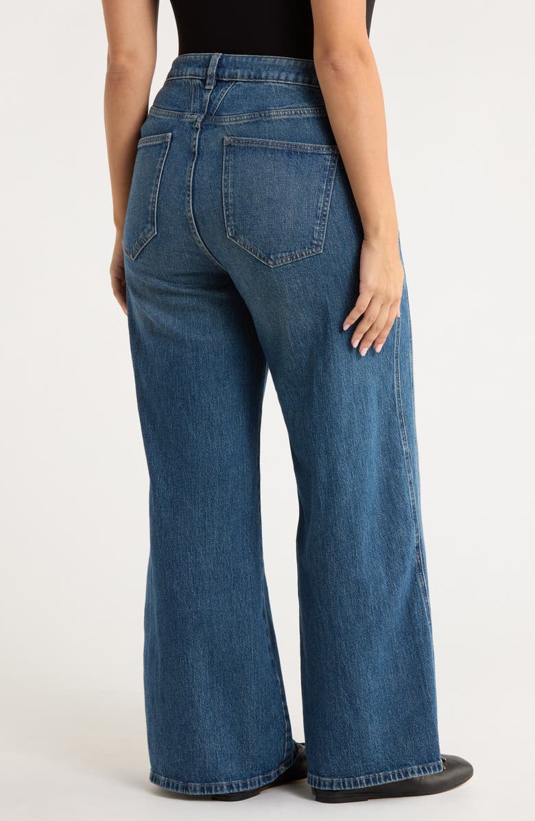 WARP+WEFT NCE High Waist Wide Leg Jeans, Alternate, color, Scenic Route