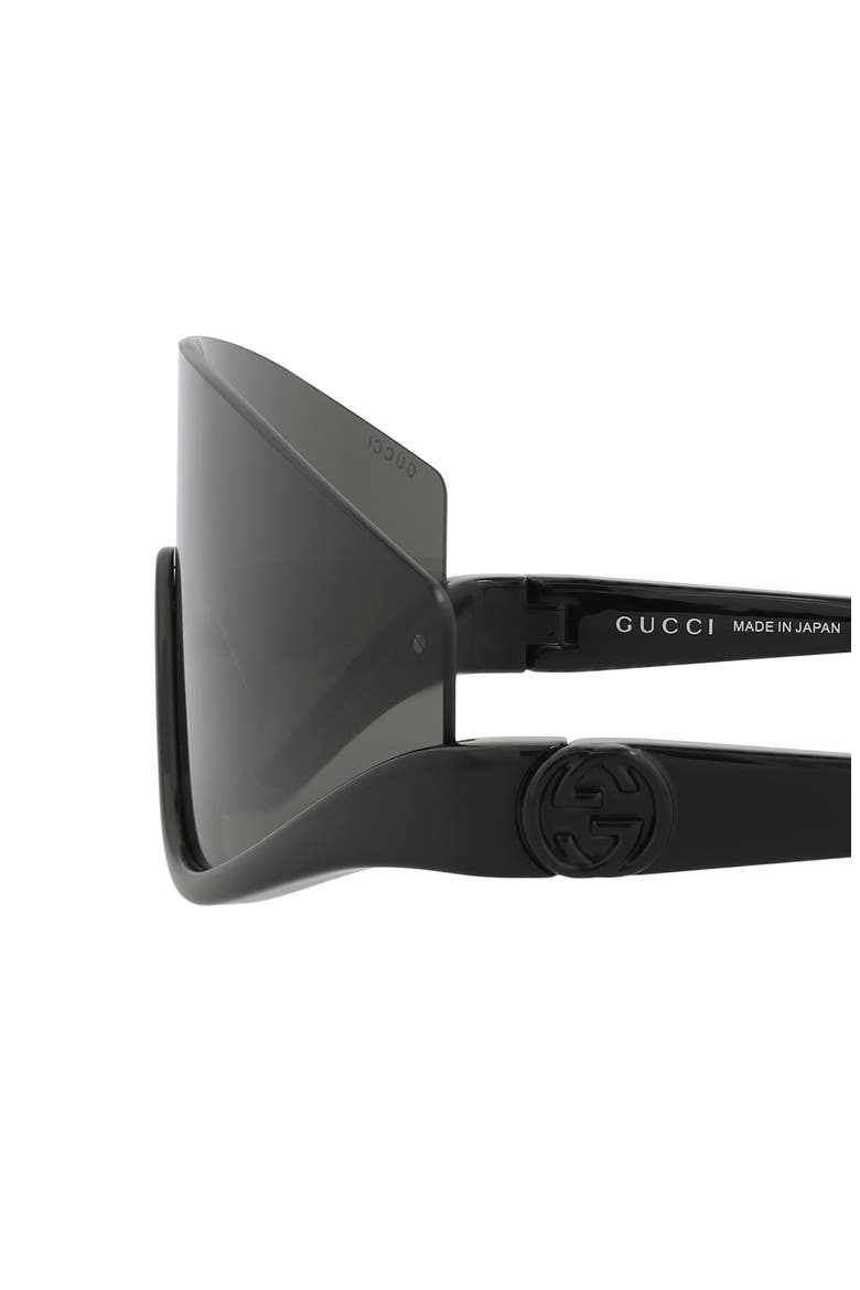 99mm Shield Sunglasses, Alternate, color, BLACK BLACK GREY